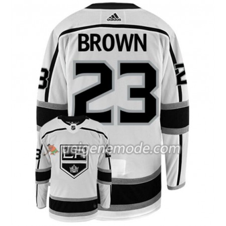 Herren Eishockey Los Angeles Kings Trikot DUSTIN BROWN 23 Adidas Weiß Authentic